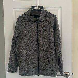 Under Armour zip up funnel hoodie